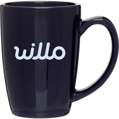 14 oz Contour Ceramic Mug (Cobalt Blue)